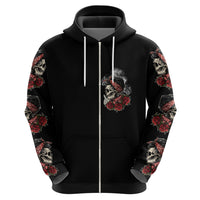 Skl Rose - Zero Fck Given Hoodie - Wonder Print Shop