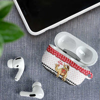 Yemen Christmas AirPods Case with Camel Leopard Falcon Red Black White Snowflake - Wonder Print Shop