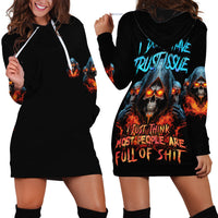I Don't Have Trust Issues Hoodie Dress - Wonder Print Shop