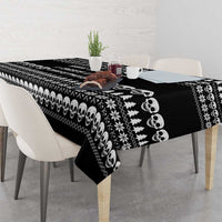 Creepy Christmas Tablecloth with Skulls Trees and Gothic Holiday Pattern - Wonder Print Shop