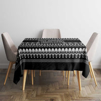 Creepy Christmas Tablecloth with Skulls Trees and Gothic Holiday Pattern - Wonder Print Shop