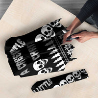 Creepy Christmas Umbrella with Skulls Trees and Gothic Holiday Pattern - Wonder Print Shop