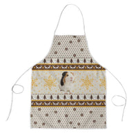 Guinea Pig Christmas Apron with Snowflakes Trees and Reindeer Pattern - Wonder Print Shop