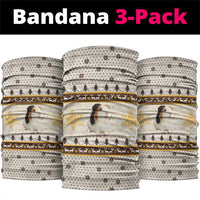 Guinea Pig Christmas Neck Gaiter with Snowflakes Trees and Reindeer Pattern - Wonder Print Shop