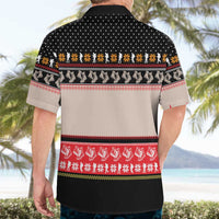 Hiking Christmas Hawaiian Shirt with Mountains Trees and Winter Holiday Pattern - Wonder Print Shop