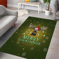Merry ChristMoose Christmas Area Rug Xmas Holiday Patterns - Wonder Print Shop