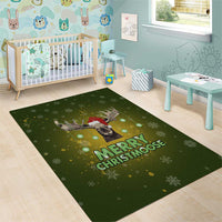 Merry ChristMoose Christmas Area Rug Xmas Holiday Patterns - Wonder Print Shop