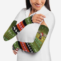 Merry ChristMoose Christmas Arm Sleeves Xmas Holiday Patterns - Wonder Print Shop