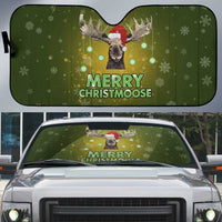 Merry ChristMoose Christmas Auto Sun Shade Xmas Holiday Patterns - Wonder Print Shop