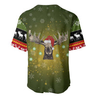 Merry ChristMoose Christmas Baseball Jersey Xmas Holiday Patterns - Wonder Print Shop