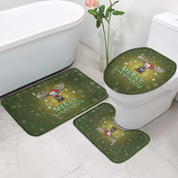 Merry ChristMoose Christmas Bathroom Set Xmas Holiday Patterns - Wonder Print Shop
