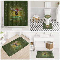 Merry ChristMoose Christmas Bathroom Set Xmas Holiday Patterns - Wonder Print Shop