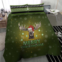 Merry ChristMoose Christmas Bedding Set Xmas Holiday Patterns - Wonder Print Shop