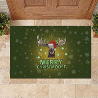 Merry ChristMoose Christmas Rubber Doormat Xmas Holiday Patterns - Wonder Print Shop