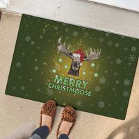 Merry ChristMoose Christmas Rubber Doormat Xmas Holiday Patterns - Wonder Print Shop