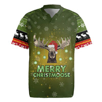 Merry ChristMoose Christmas Rugby Jersey Xmas Holiday Patterns - Wonder Print Shop