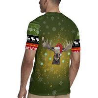 Merry ChristMoose Christmas Rugby Jersey Xmas Holiday Patterns - Wonder Print Shop
