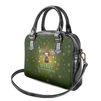 Merry ChristMoose Christmas Shoulder Handbag Xmas Holiday Patterns - Wonder Print Shop