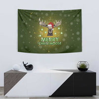 Merry ChristMoose Christmas Tapestry Xmas Holiday Patterns - Wonder Print Shop