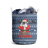 Merry Clickmas Christmas Laundry Basket Xmas Holiday Patterns - Wonder Print Shop