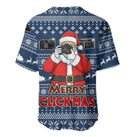 Merry Clickmas Christmas Baseball Jersey Xmas Holiday Patterns - Wonder Print Shop