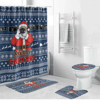 Merry Clickmas Christmas Bathroom Set Xmas Holiday Patterns - Wonder Print Shop