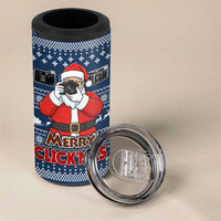 Merry Clickmas Christmas 4 in 1 Can Cooler Tumbler Xmas Holiday Patterns - Wonder Print Shop