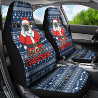Merry Clickmas Christmas Car Seat Cover Xmas Holiday Patterns - Wonder Print Shop