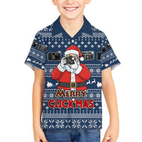 Merry Clickmas Christmas Hawaiian Shirt Xmas Holiday Patterns - Wonder Print Shop