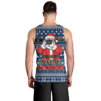 Merry Clickmas Christmas Men Tank Top Xmas Holiday Patterns - Wonder Print Shop