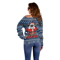 Merry Clickmas Christmas Off Shoulder Sweater Xmas Holiday Patterns - Wonder Print Shop