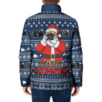 Merry Clickmas Christmas Padded Jacket Xmas Holiday Patterns - Wonder Print Shop