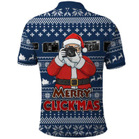 Merry Clickmas Christmas Polo Shirt Xmas Holiday Patterns - Wonder Print Shop