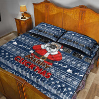 Merry Clickmas Christmas Quilt Bed Set Xmas Holiday Patterns - Wonder Print Shop