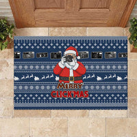 Merry Clickmas Christmas Rubber Doormat Xmas Holiday Patterns - Wonder Print Shop
