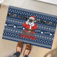 Merry Clickmas Christmas Rubber Doormat Xmas Holiday Patterns - Wonder Print Shop