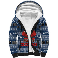 Merry Clickmas Christmas Sherpa Hoodie Xmas Holiday Patterns - Wonder Print Shop