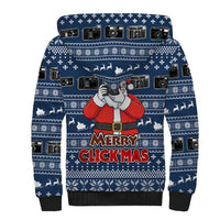 Merry Clickmas Christmas Sherpa Hoodie Xmas Holiday Patterns - Wonder Print Shop
