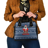 Merry Clickmas Christmas Shoulder Handbag Xmas Holiday Patterns - Wonder Print Shop