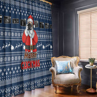 Merry Clickmas Christmas Window Curtain Xmas Holiday Patterns - Wonder Print Shop