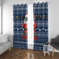Merry Clickmas Christmas Window Curtain Xmas Holiday Patterns - Wonder Print Shop