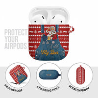 Ho Ho Hold My Beer Santa Christmas Design AirPods Case Xmas Holiday Patterns - Wonder Print Shop