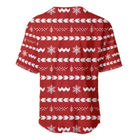 Ho Ho Hold My Beer Santa Christmas Design Baseball Jersey Xmas Holiday Patterns - Wonder Print Shop