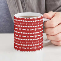 Ho Ho Hold My Beer Santa Christmas Design Ceramic Mug Xmas Holiday Patterns - Wonder Print Shop