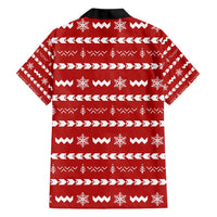Ho Ho Hold My Beer Santa Christmas Design Hawaiian Shirt Xmas Holiday Patterns - Wonder Print Shop