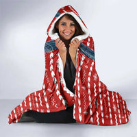 Ho Ho Hold My Beer Santa Christmas Design Hooded Blanket Xmas Holiday Patterns - Wonder Print Shop