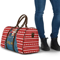 Ho Ho Hold My Beer Santa Christmas Design Travel Bag Xmas Holiday Patterns - Wonder Print Shop