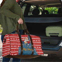 Ho Ho Hold My Beer Santa Christmas Design Travel Bag Xmas Holiday Patterns - Wonder Print Shop