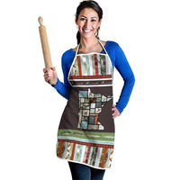 In The Deep Heart Of Minnesota Christmas Design Apron Xmas Holiday Patterns - Wonder Print Shop