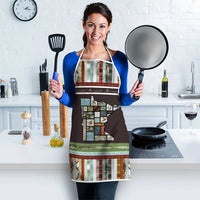In The Deep Heart Of Minnesota Christmas Design Apron Xmas Holiday Patterns - Wonder Print Shop